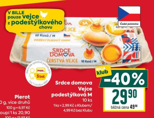 Srdce domova Vejce podestýlková M