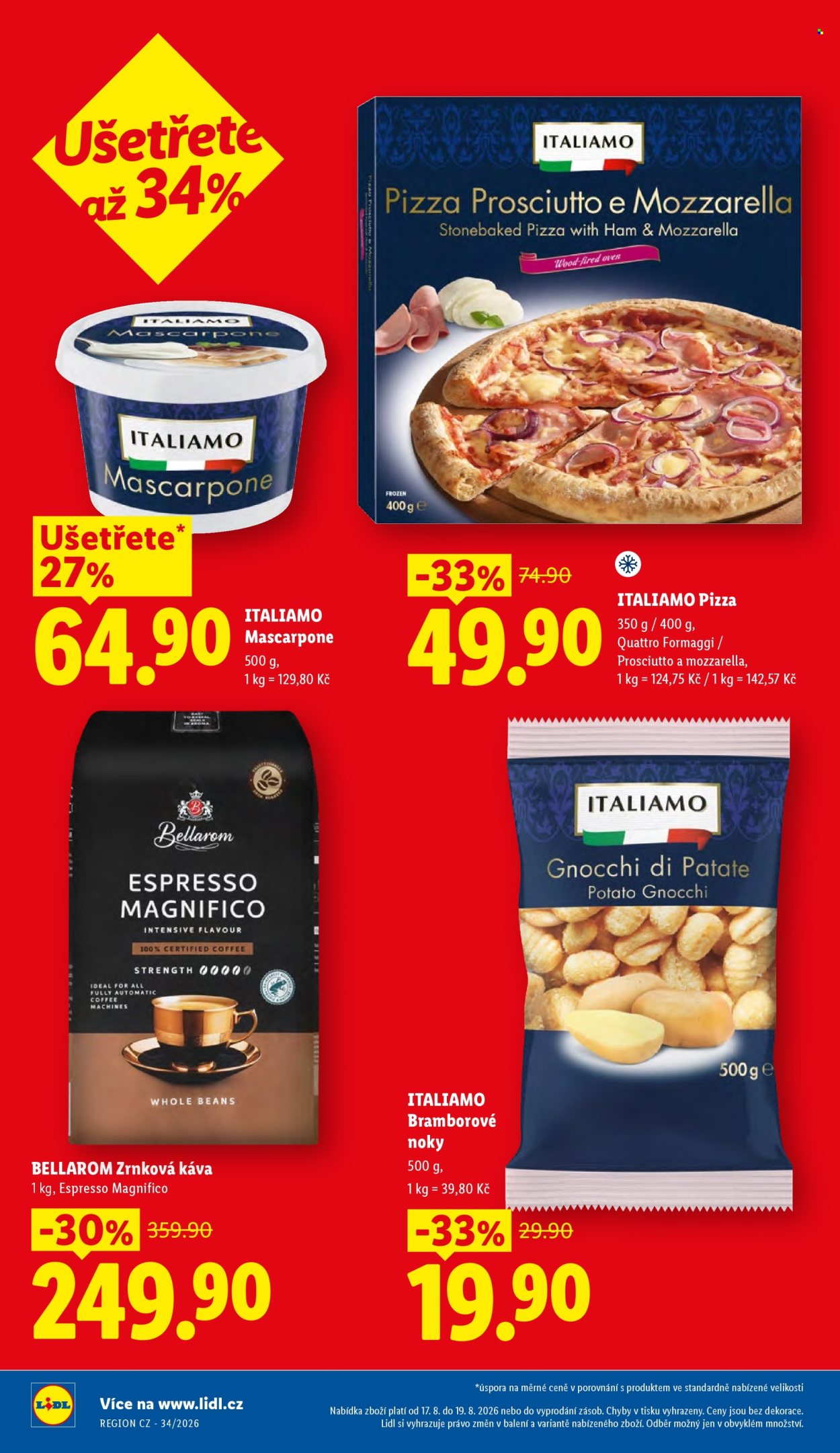 Leták Lidl - 17. 8. 2026 - 19. 8. 2026. Strana 2