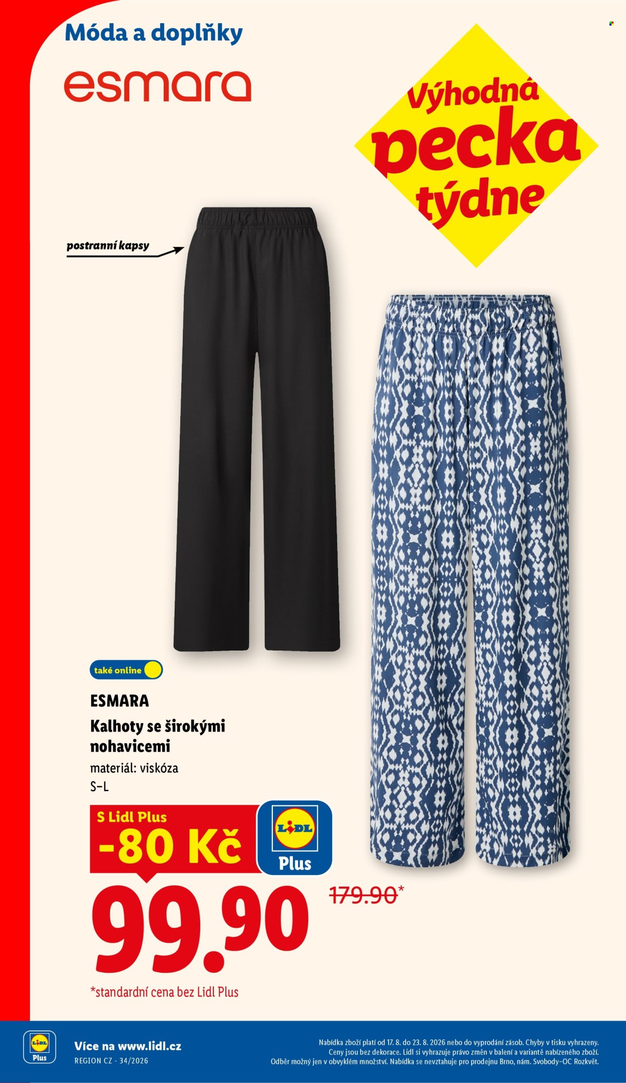 Leták Lidl - 17. 8. 2026 - 19. 8. 2026. Strana 10