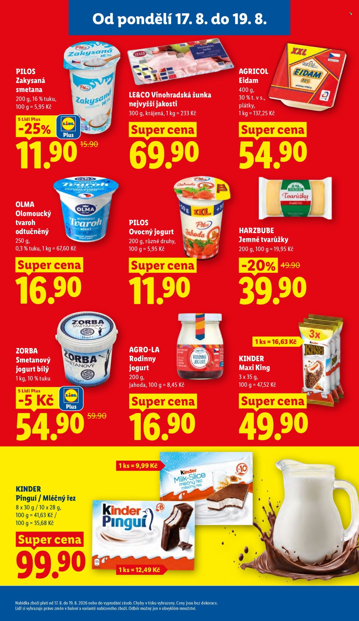 Leták Lidl - 17. 8. 2026 - 19. 8. 2026. Strana 25