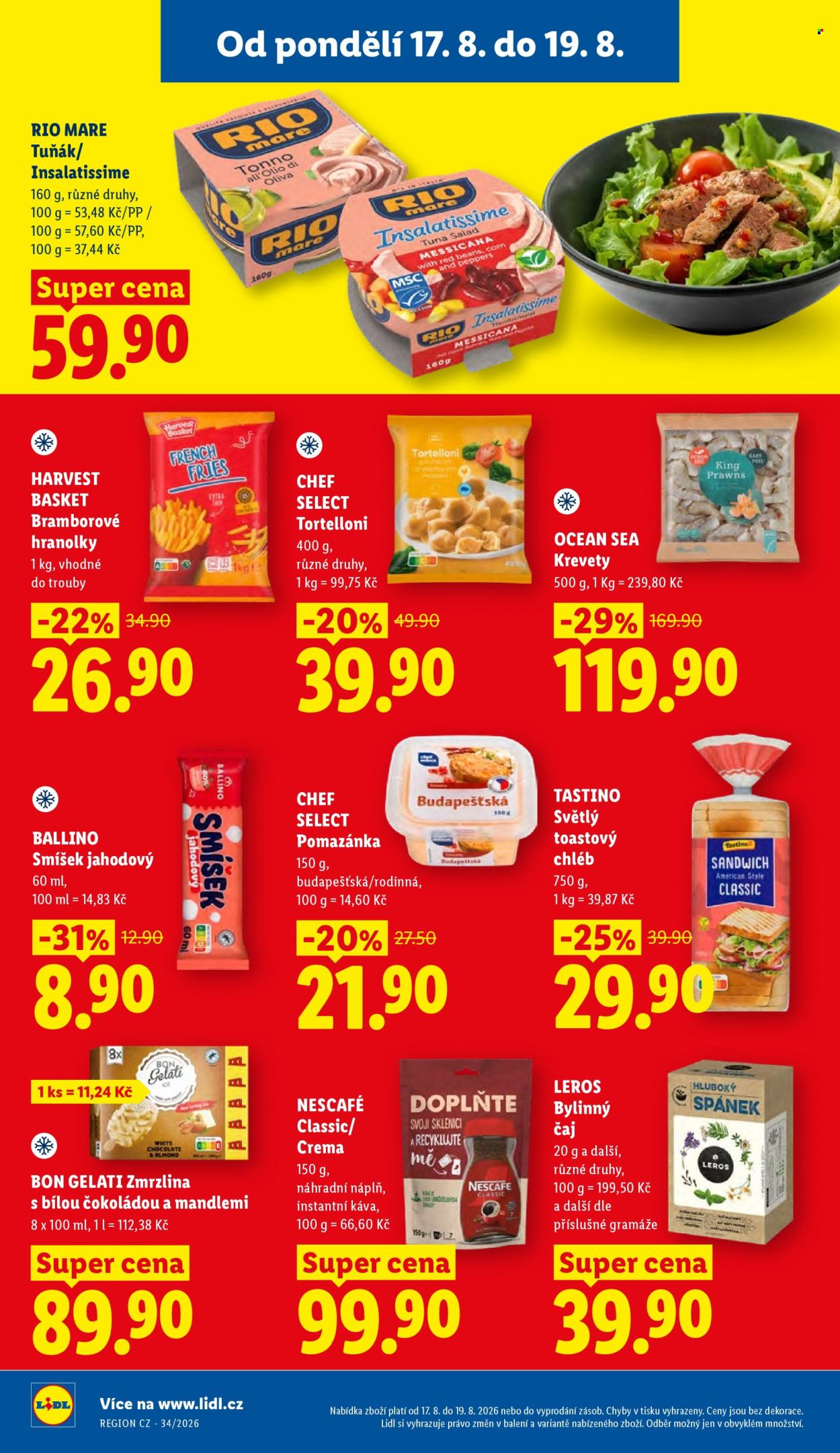 Leták Lidl - 17. 8. 2026 - 19. 8. 2026. Strana 26