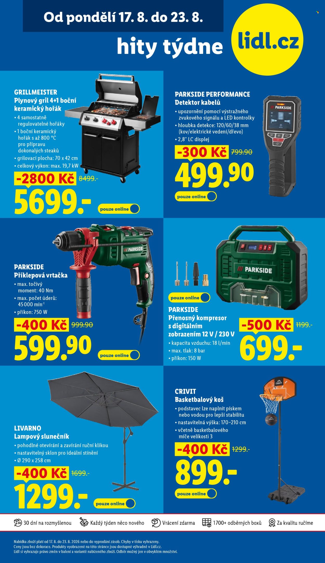 Leták Lidl - 17. 8. 2026 - 19. 8. 2026. Strana 45