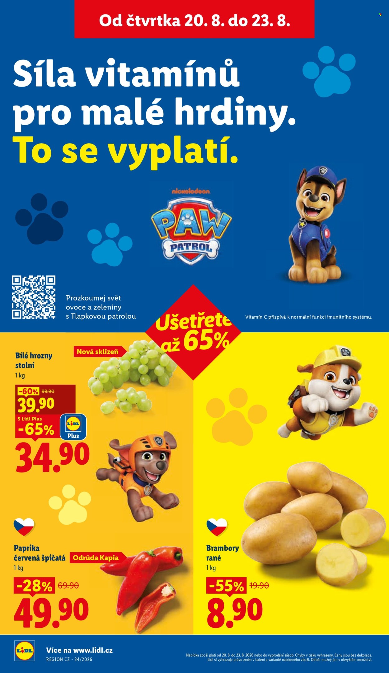 Leták Lidl - 20. 8. 2026 - 23. 8. 2026. Strana 12
