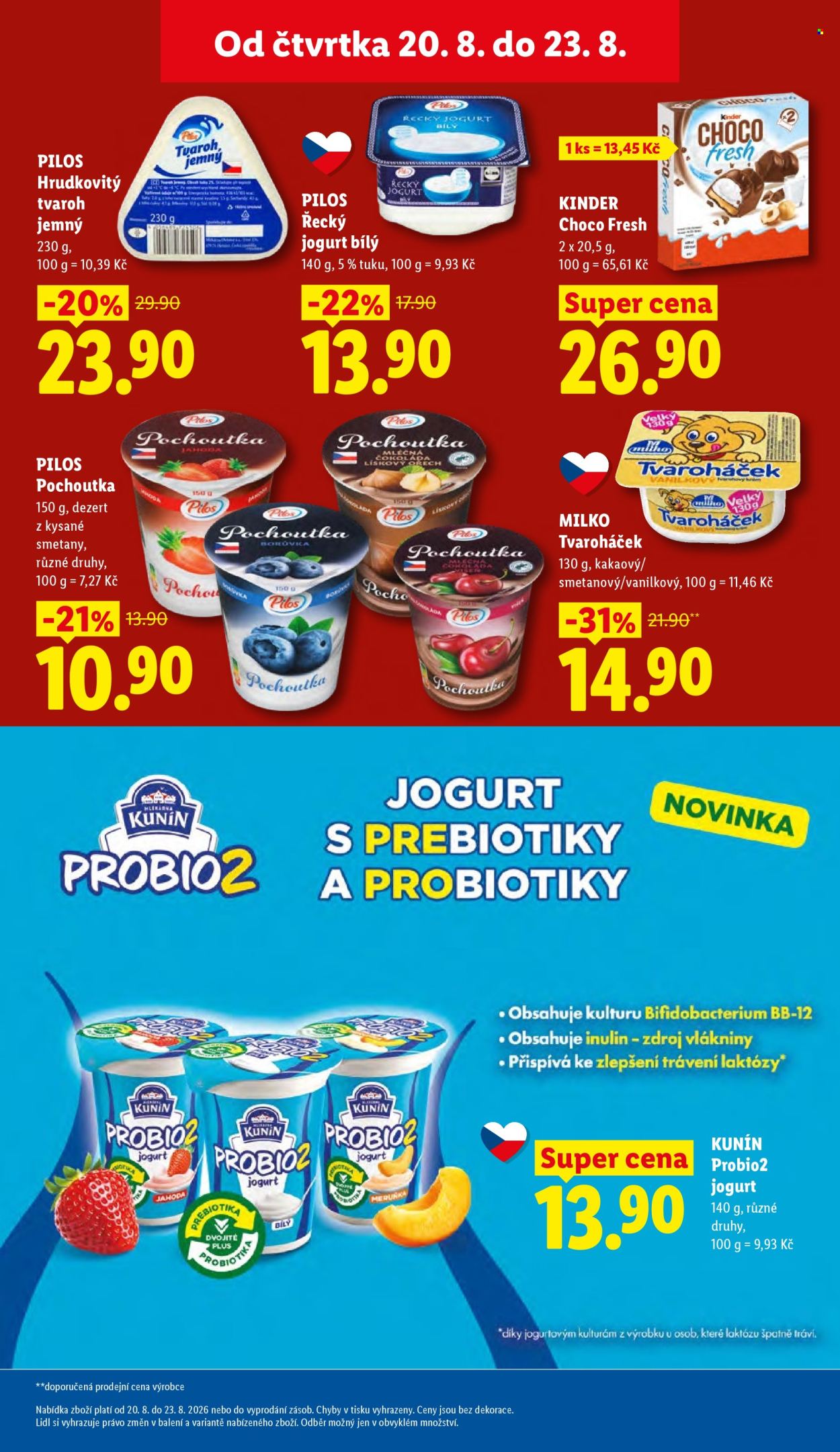 Leták Lidl - 20. 8. 2026 - 23. 8. 2026. Strana 19