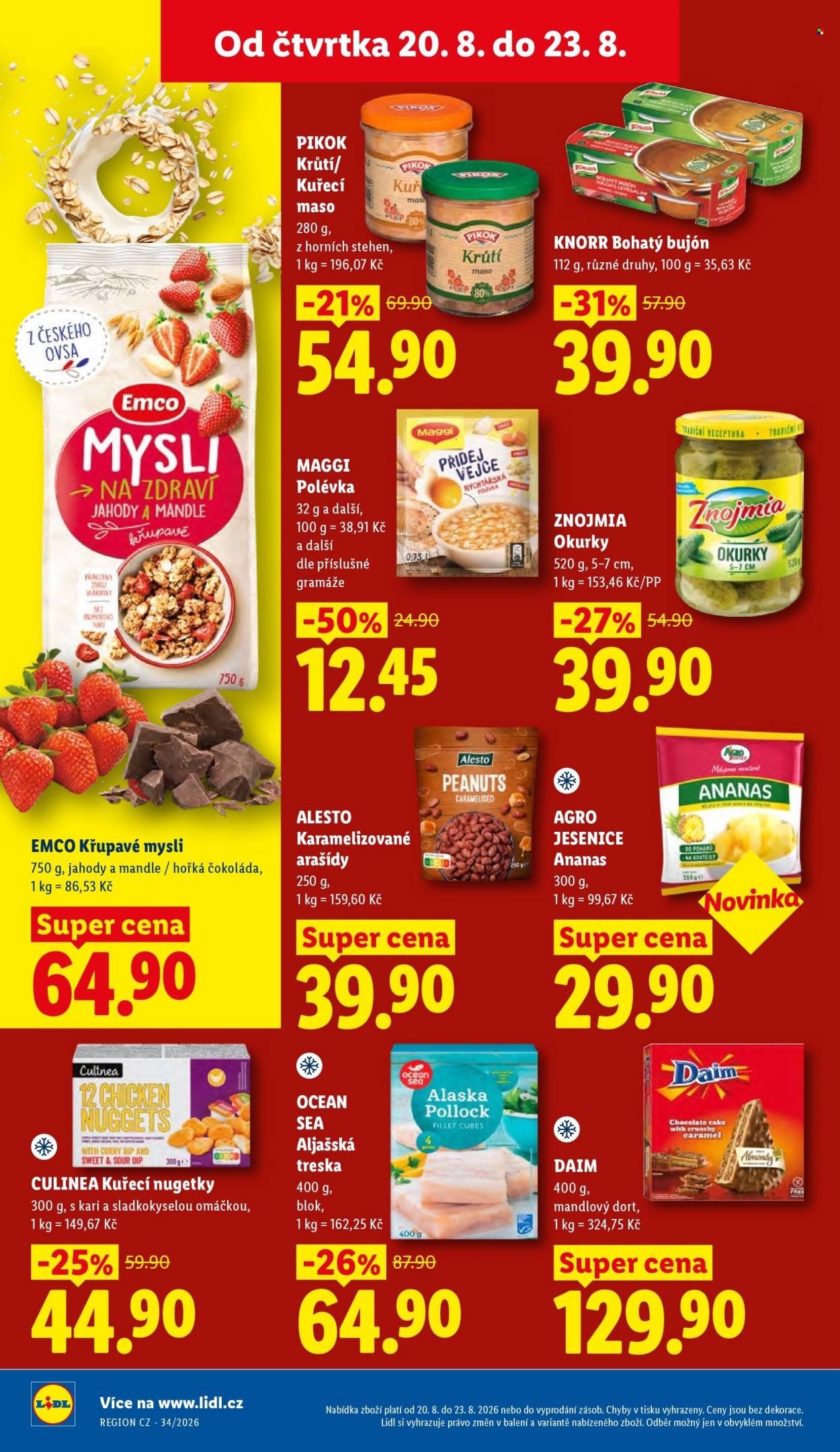 Leták Lidl - 20. 8. 2026 - 23. 8. 2026. Strana 24