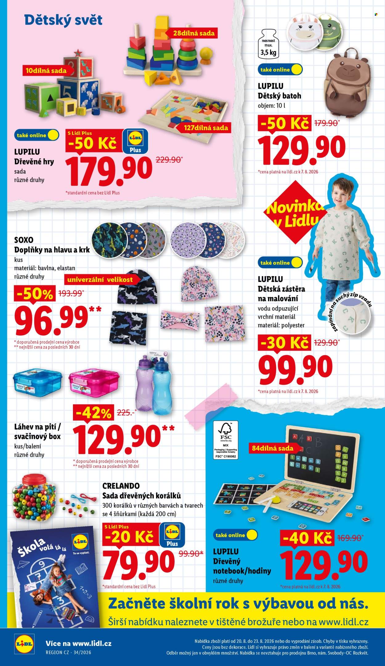 Leták Lidl - 17. 8. 2026 - 23. 8. 2026. Strana 22