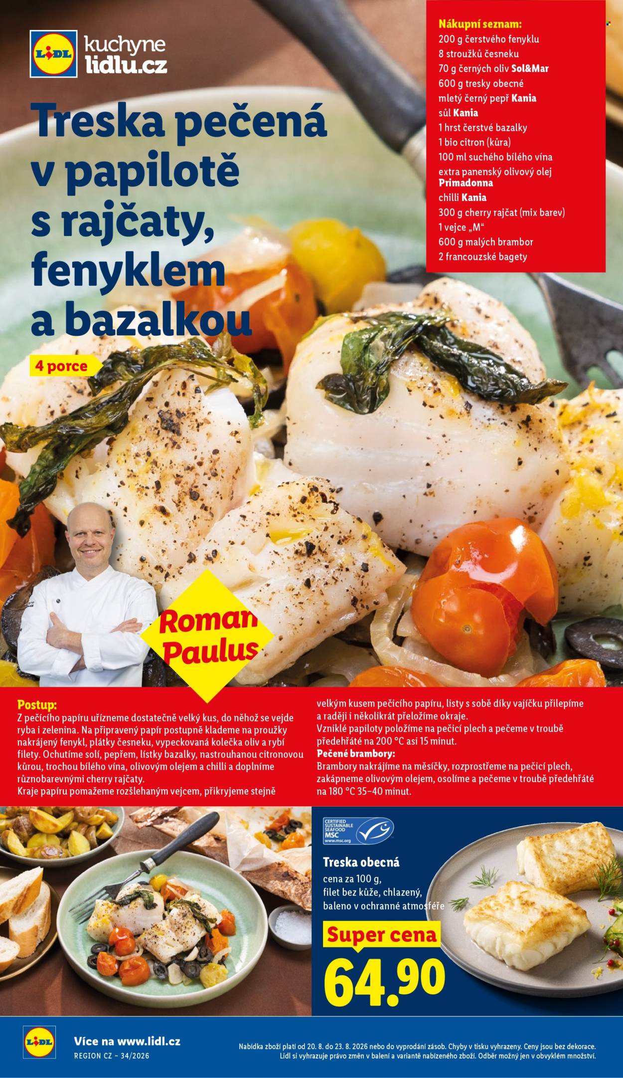 Leták Lidl - 20. 8. 2026 - 23. 8. 2026. Strana 39