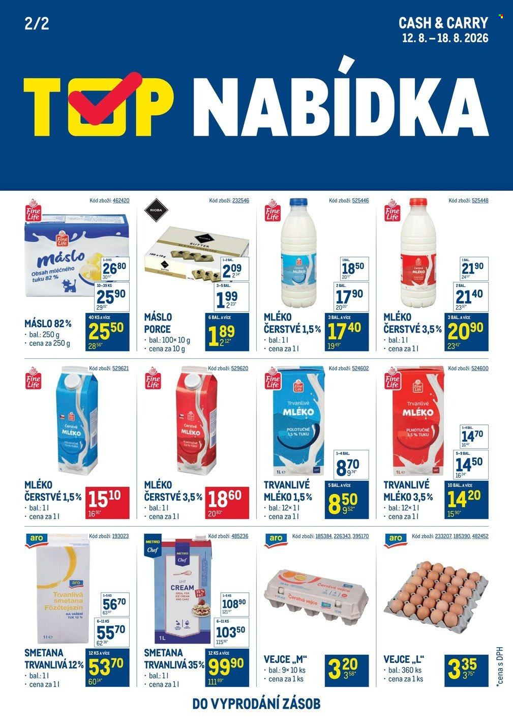 Leták MAKRO - 12. 8. 2026 - 18. 8. 2026. Strana 1