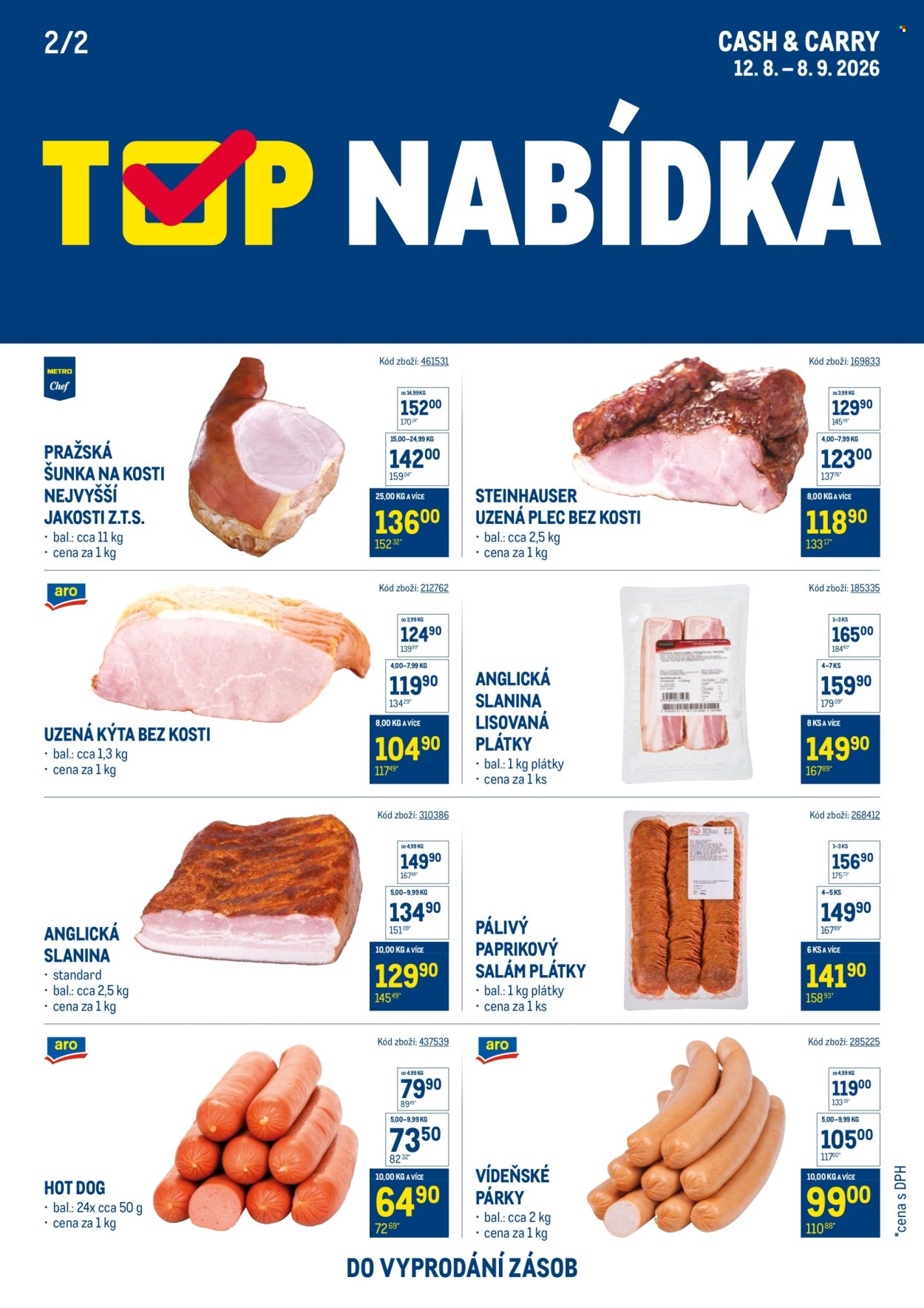 Leták MAKRO - 12. 8. 2026 - 8. 9. 2026. Strana 2