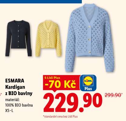ESMARA Kardigan z BIO bavlny