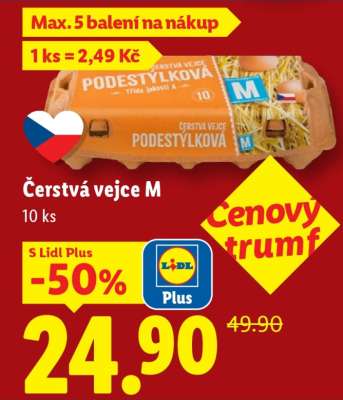 Čerstvá vejce M
