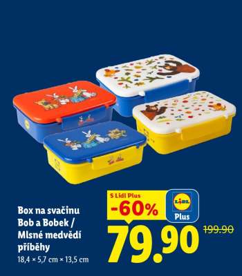 Box na svačinu Bob a Bobek / Mlsné medvědí příběhy