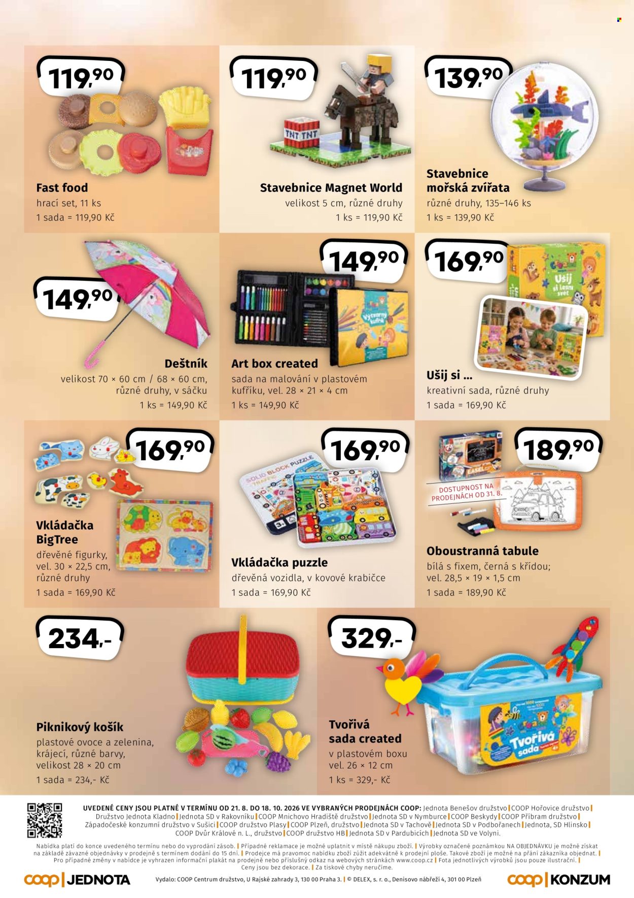 Leták coop JEDNOTA - 21. 8. 2026 - 18. 10. 2026. Strana 8