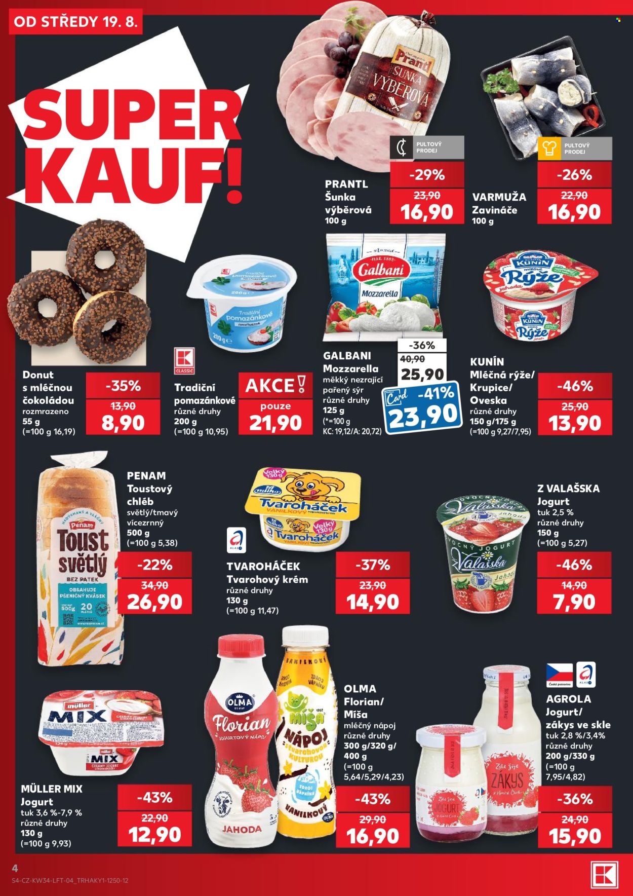 Leták Kaufland - 19. 8. 2026 - 25. 8. 2026. Strana 4