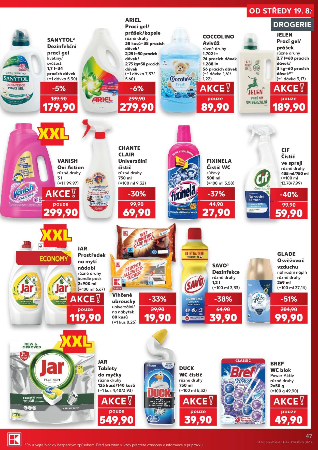 Leták Kaufland - 19. 8. 2026 - 25. 8. 2026. Strana 47