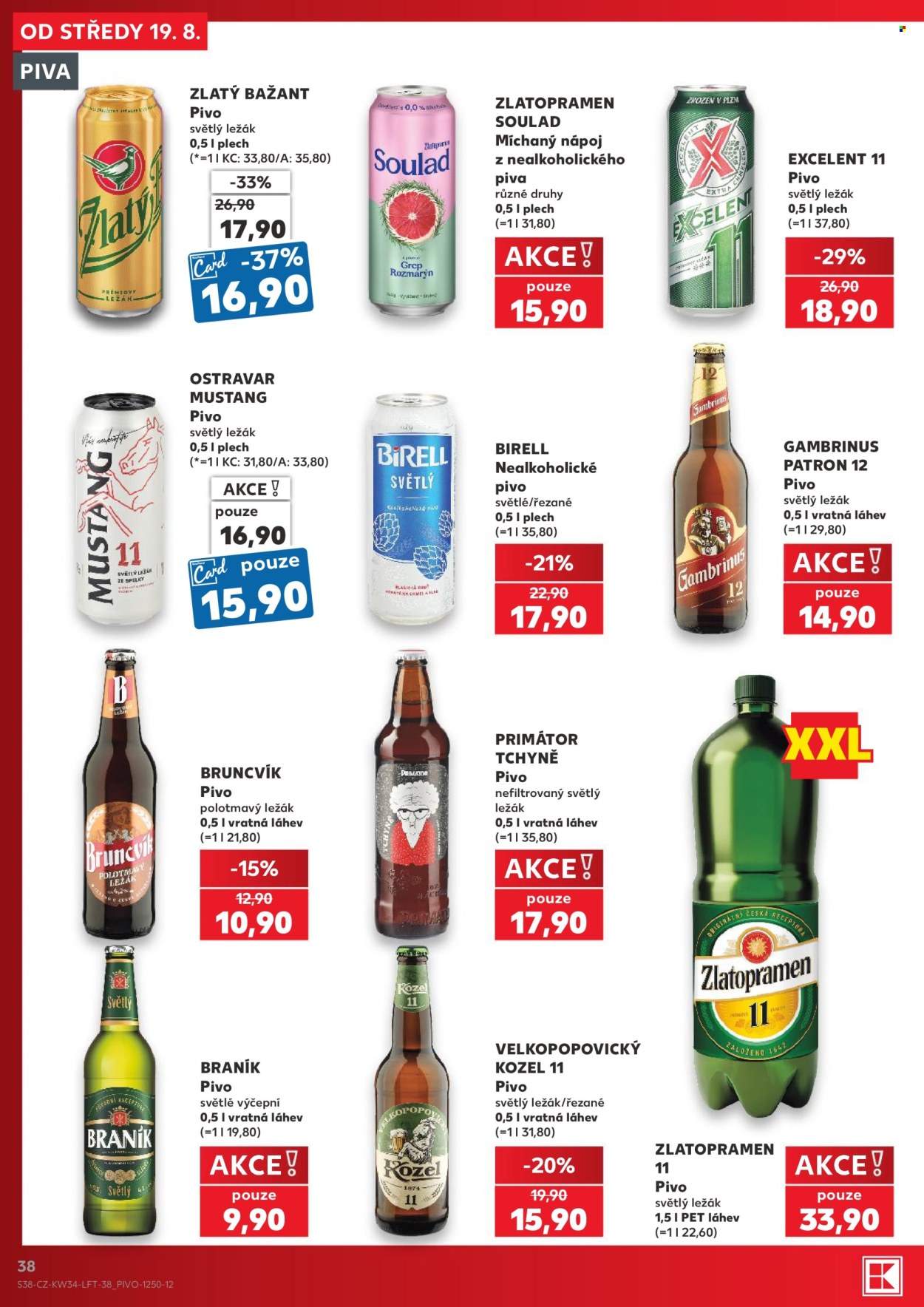 Leták Kaufland - 19. 8. 2026 - 25. 8. 2026. Strana 38