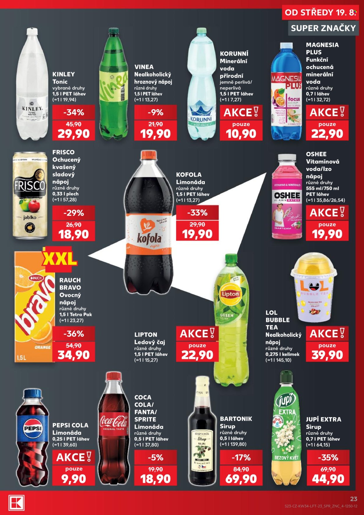 Leták Kaufland - 19. 8. 2026 - 25. 8. 2026. Strana 23