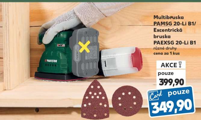 Multibruska PAMSG 20-Li B1 / Excentrická bruska PAEXSG 20-Li B1