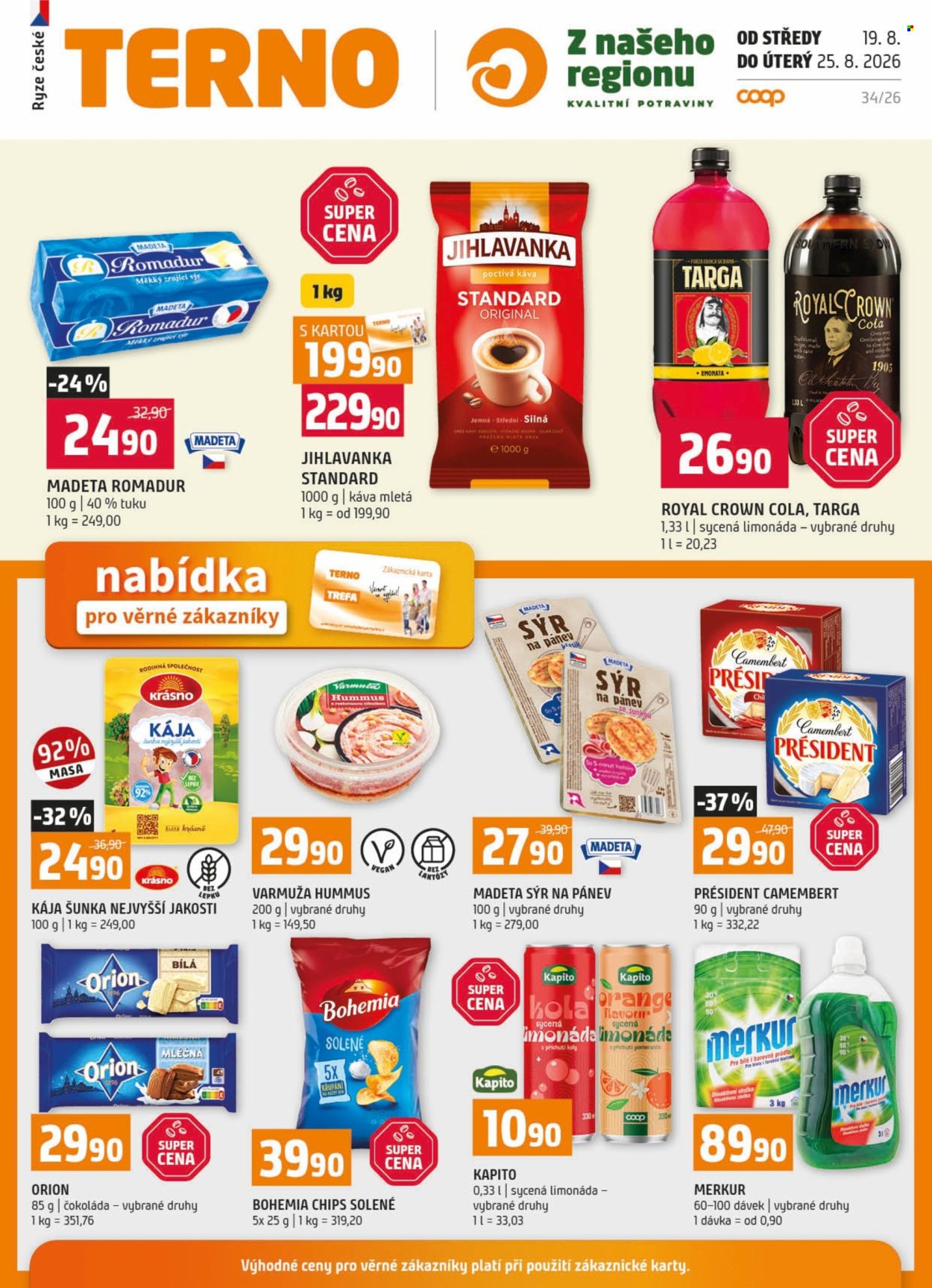 Leták coop TERNO - 19. 8. 2026 - 25. 8. 2026. Strana 24