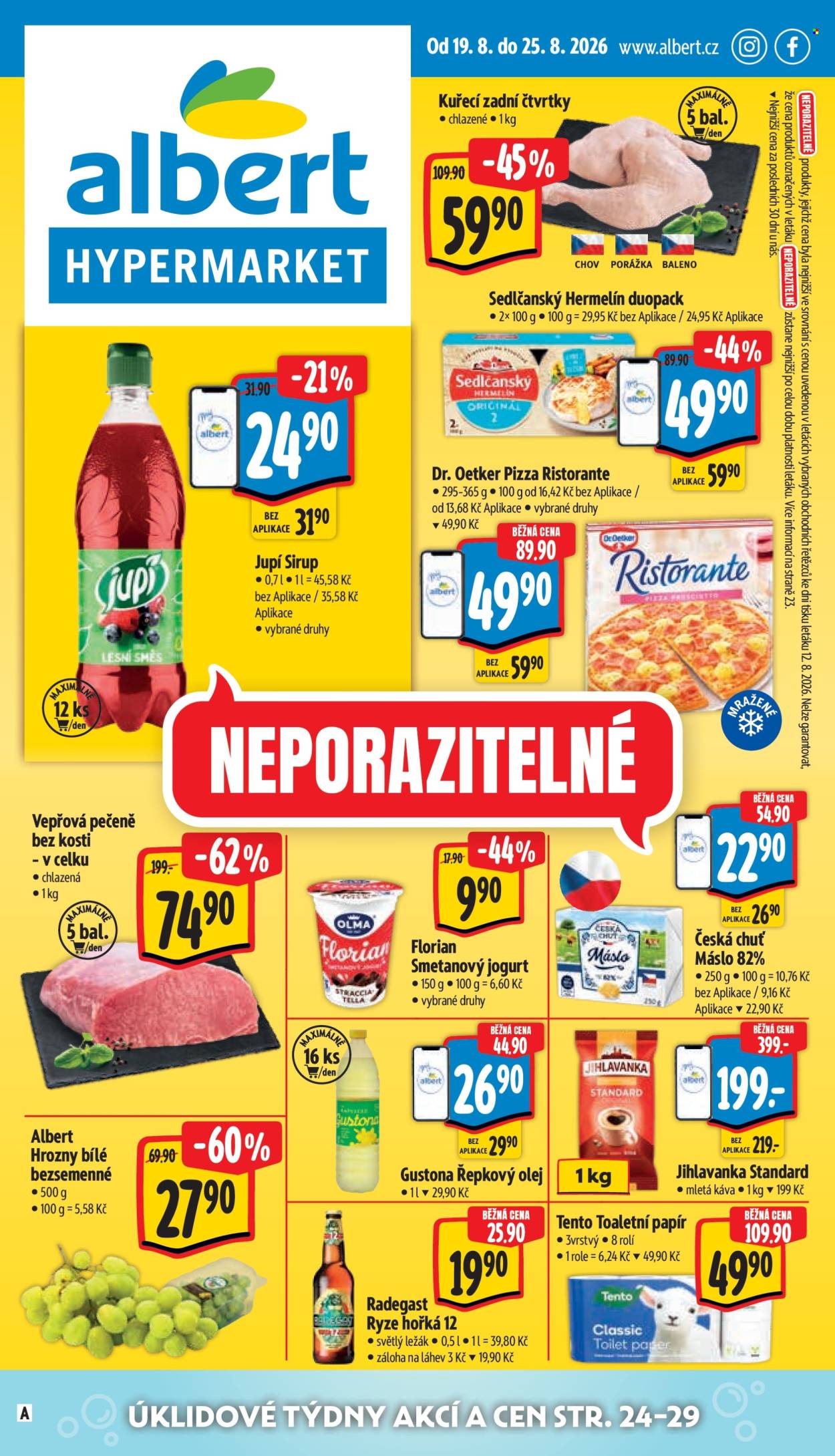 Leták Albert Hypermarket - 19. 8. 2026 - 25. 8. 2026. Strana 1
