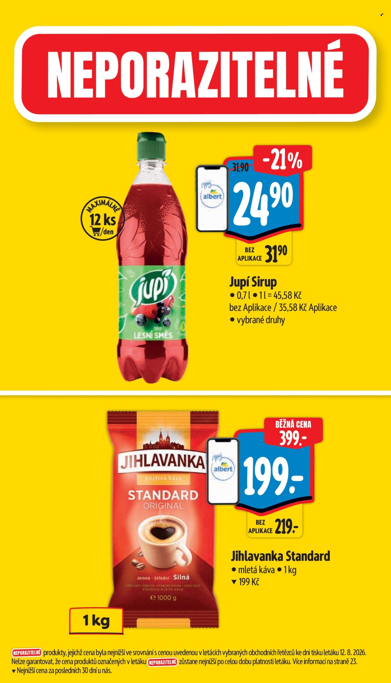 Leták Albert Hypermarket - 19. 8. 2026 - 25. 8. 2026. Strana 4
