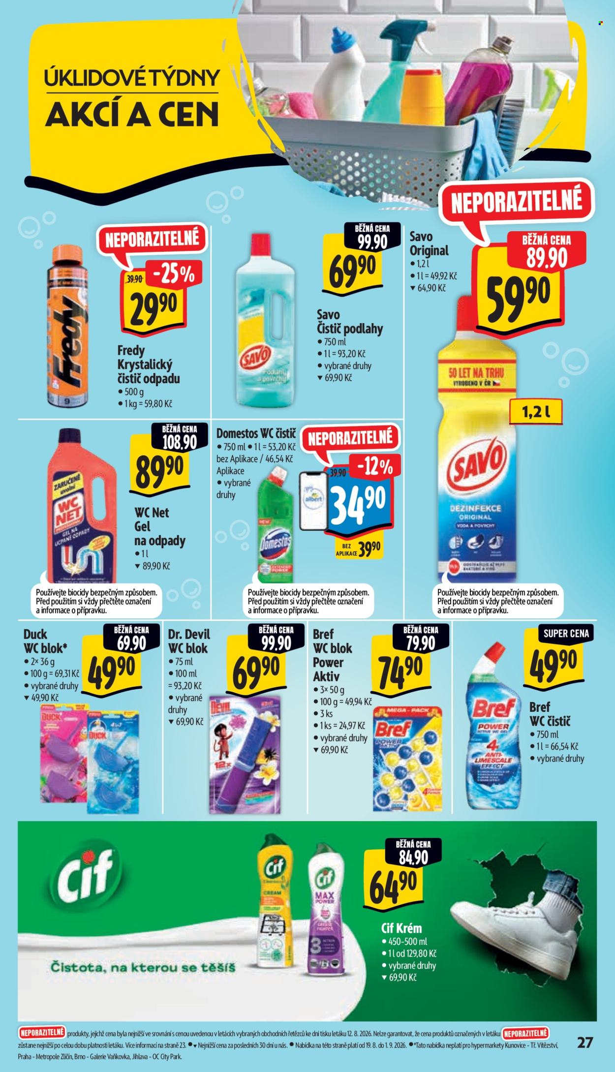 Leták Albert Hypermarket - 19. 8. 2026 - 25. 8. 2026. Strana 37