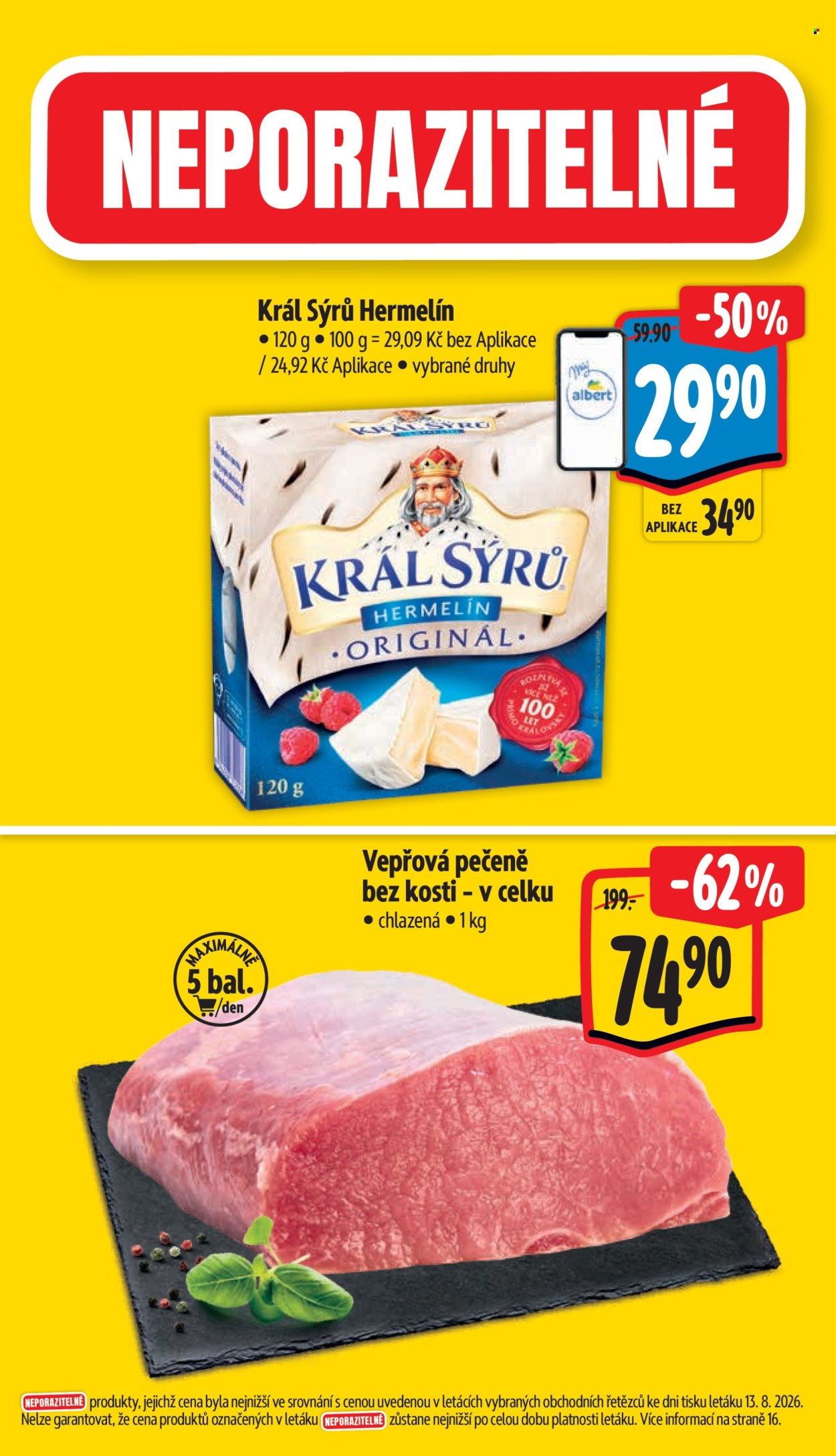 Leták Albert Supermarket - 19. 8. 2026 - 25. 8. 2026. Strana 2