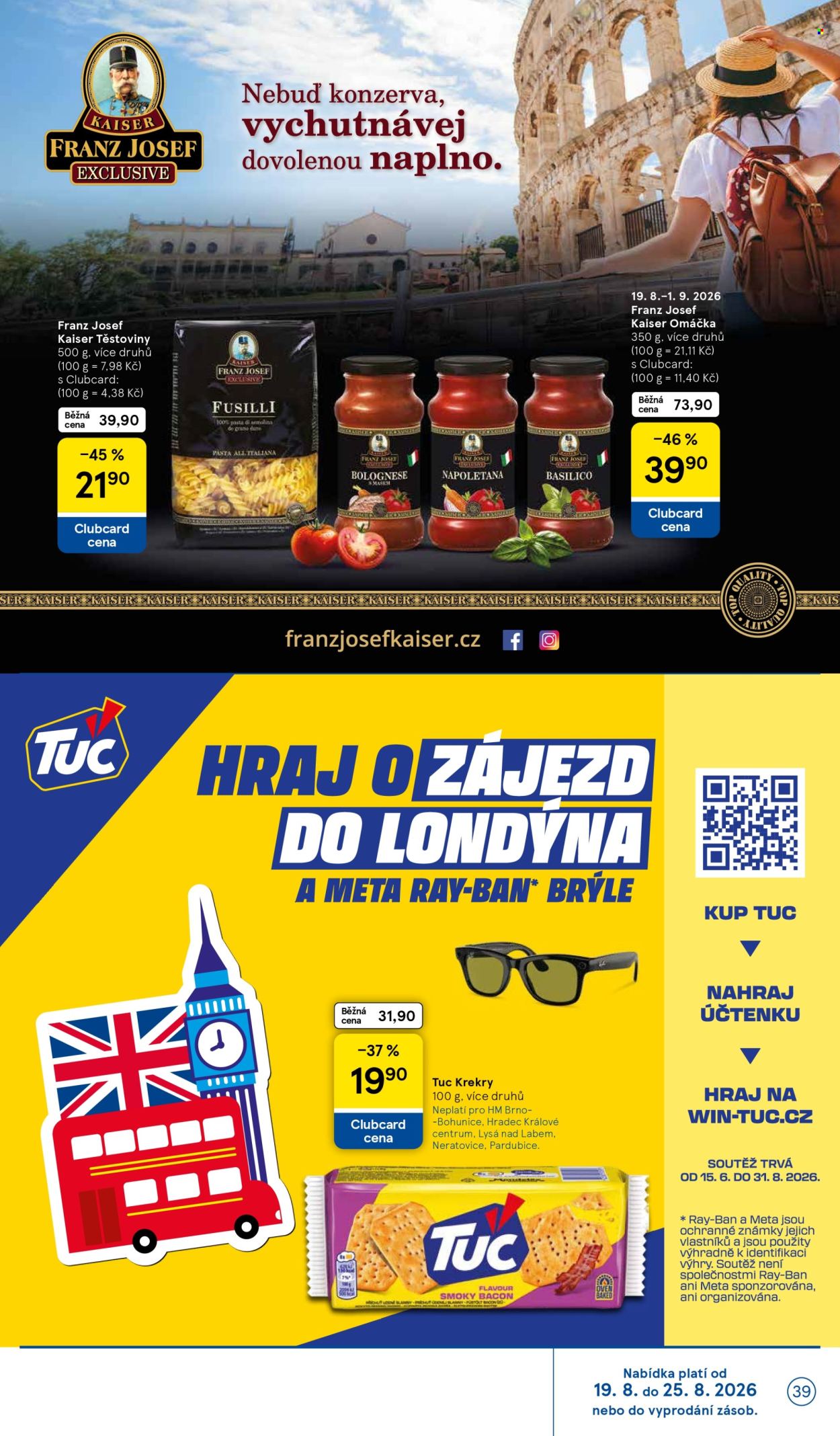 Leták TESCO - 19. 8. 2026 - 25. 8. 2026. Strana 39