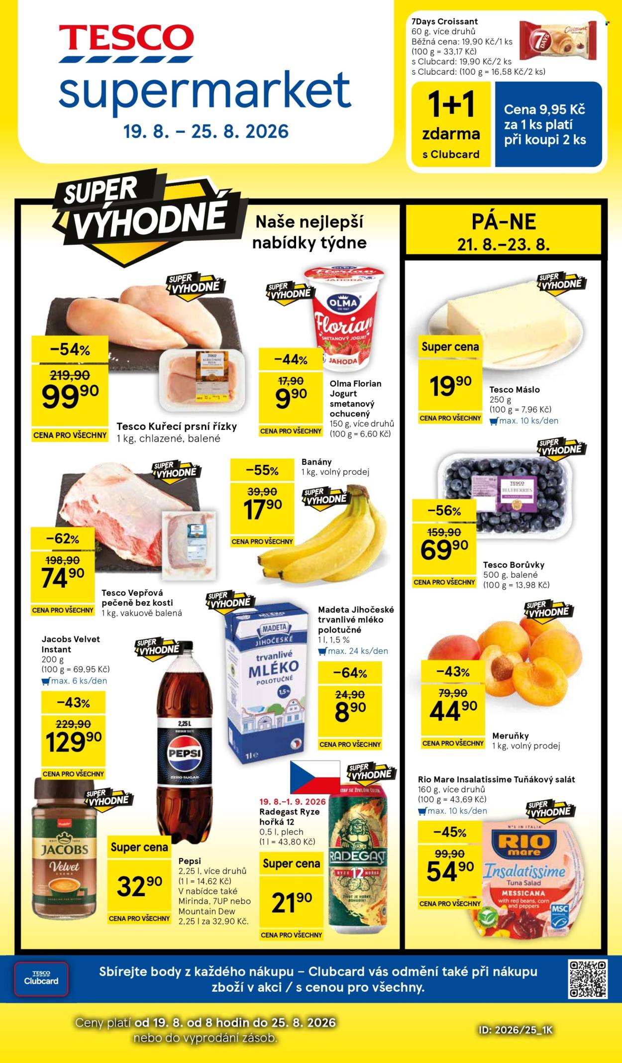 Leták TESCO supermarket - 19. 8. 2026 - 25. 8. 2026. Strana 1