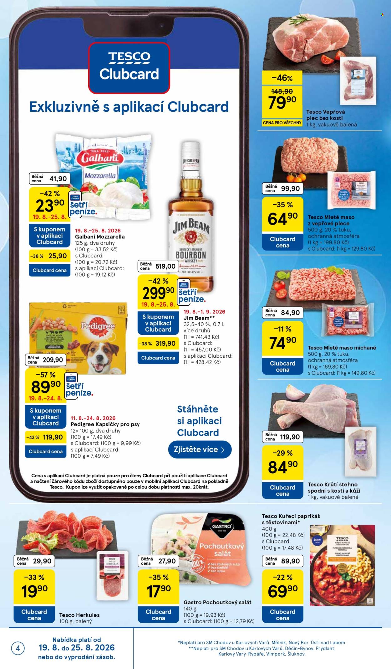 Leták TESCO supermarket - 19. 8. 2026 - 25. 8. 2026. Strana 4