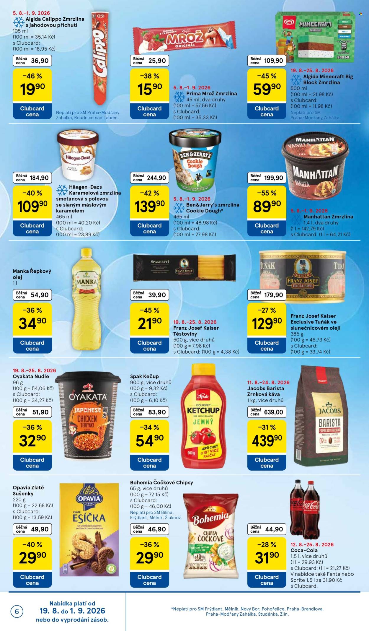 Leták TESCO supermarket - 19. 8. 2026 - 25. 8. 2026. Strana 6