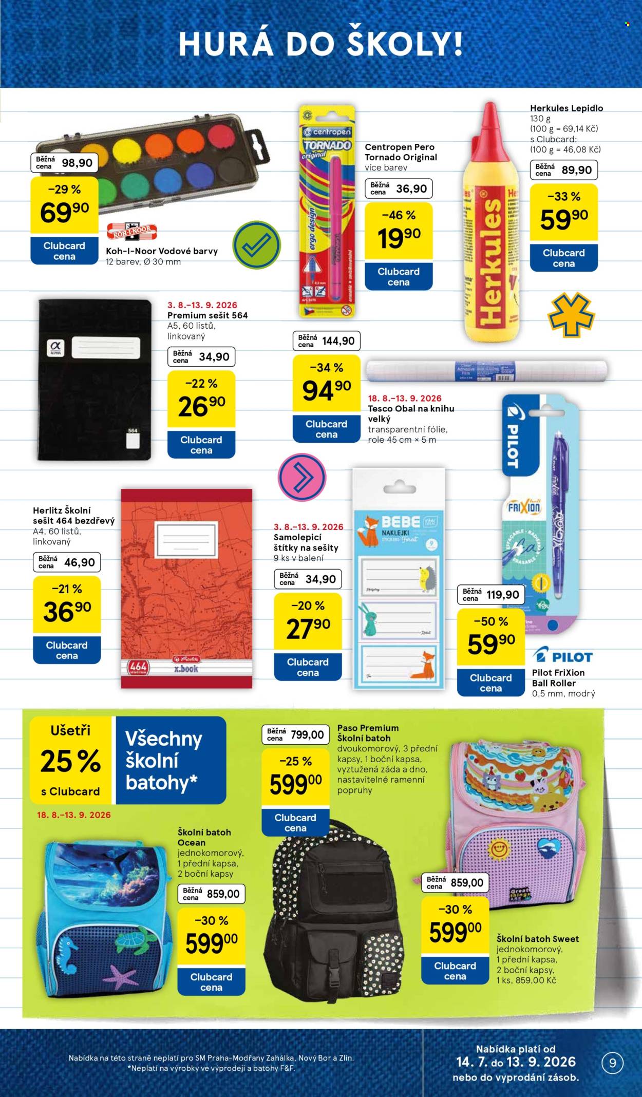 Leták TESCO supermarket - 19. 8. 2026 - 25. 8. 2026. Strana 9