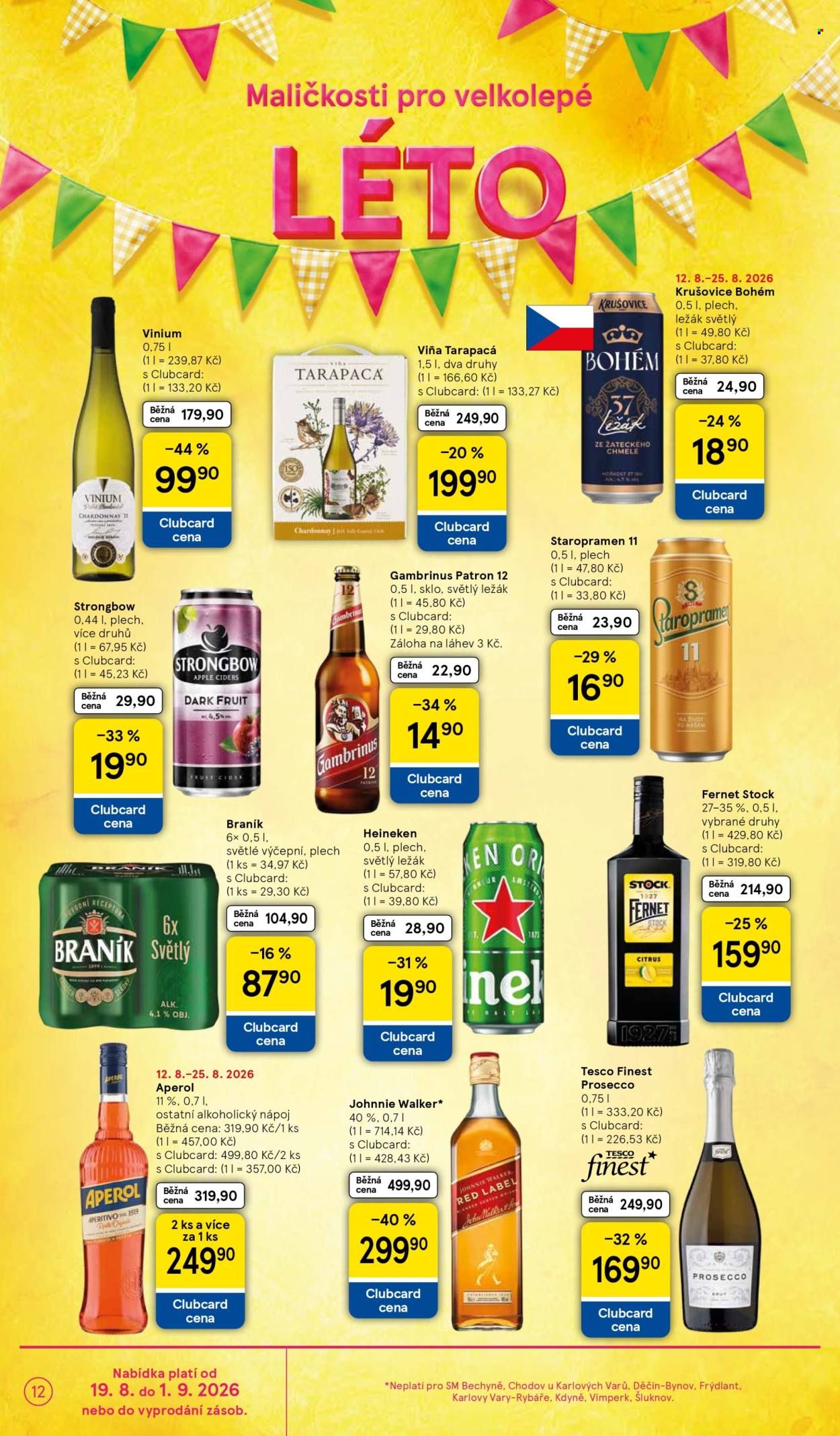 Leták TESCO supermarket - 19. 8. 2026 - 25. 8. 2026. Strana 12