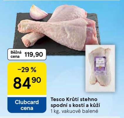 Tesco Krůtí stehno spodní s kostí a kůží