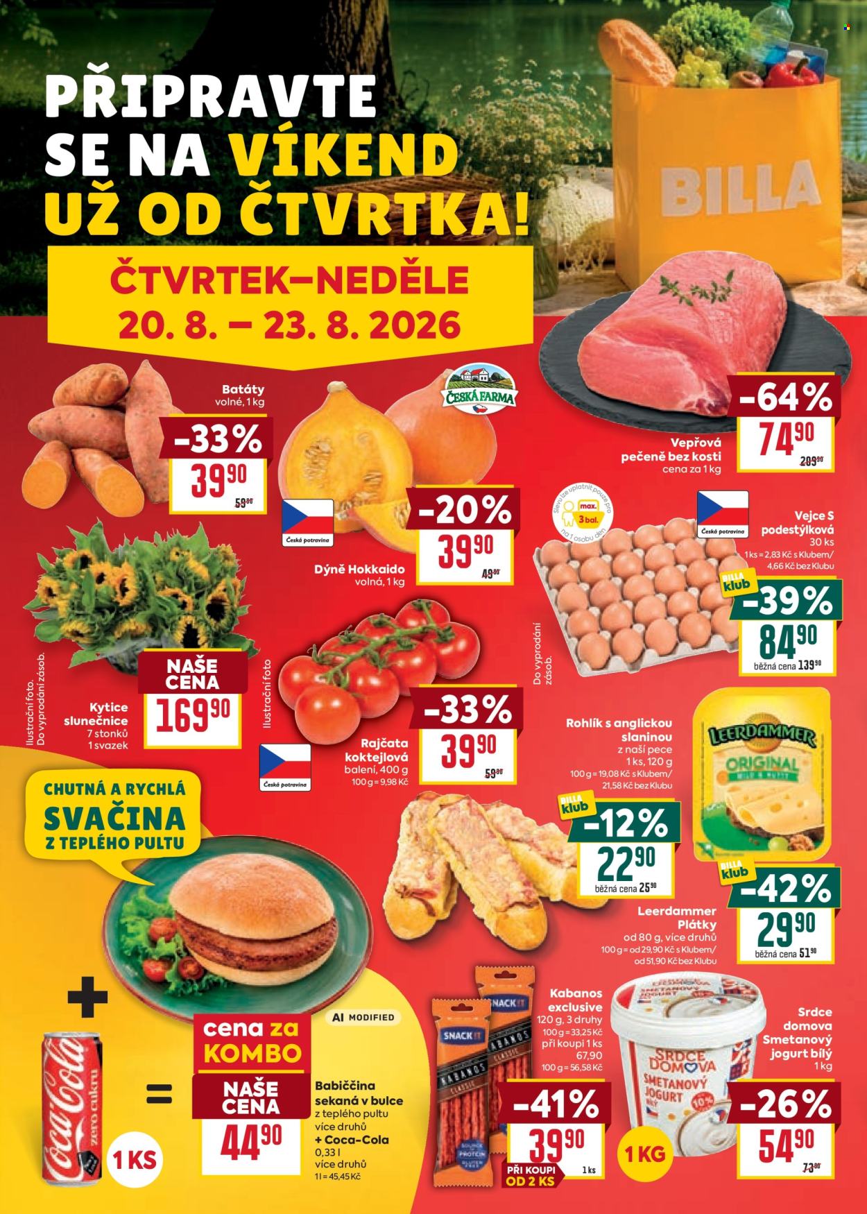 Leták BILLA - 19. 8. 2026 - 25. 8. 2026. Strana 28