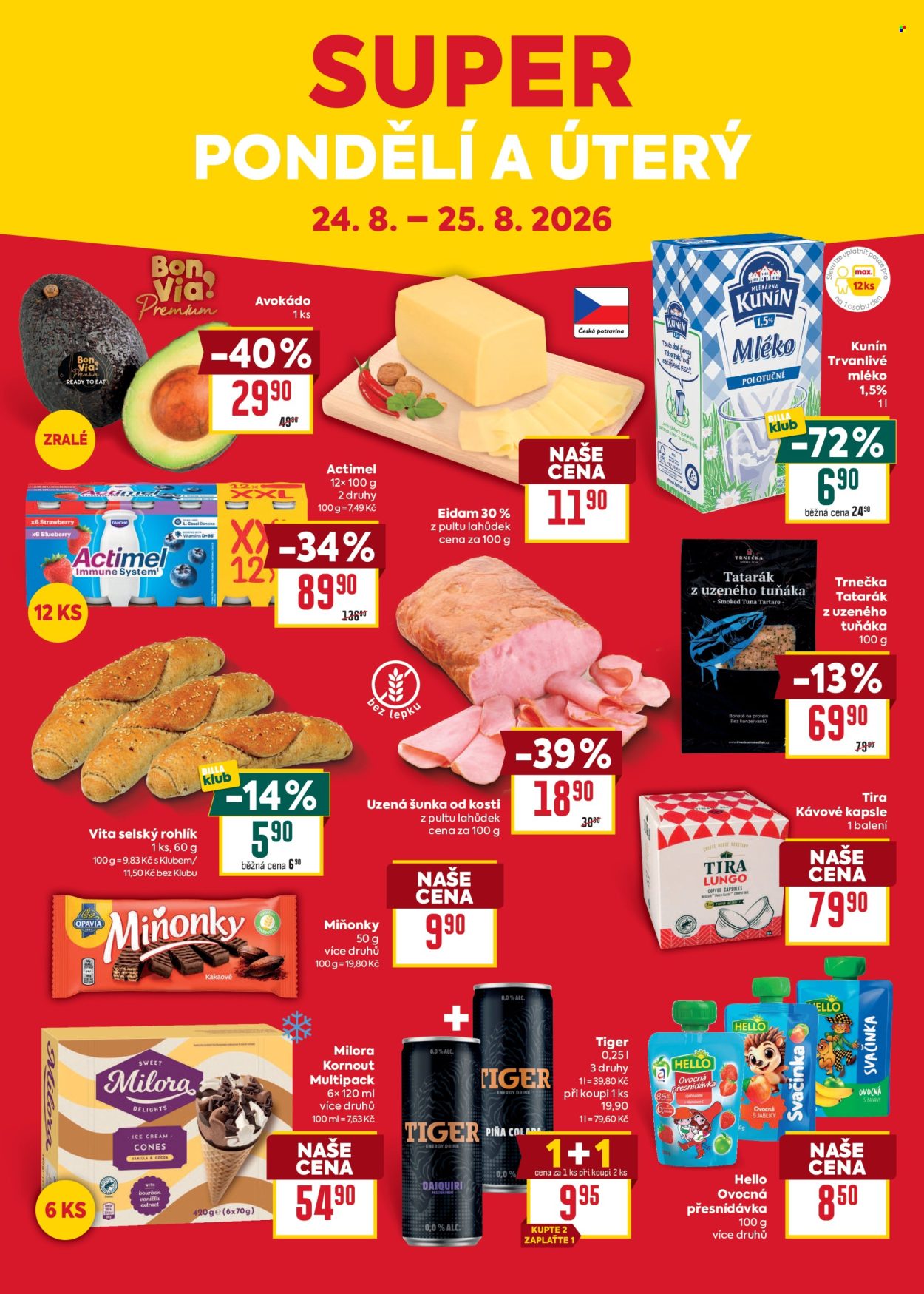 Leták BILLA - 19. 8. 2026 - 25. 8. 2026. Strana 8