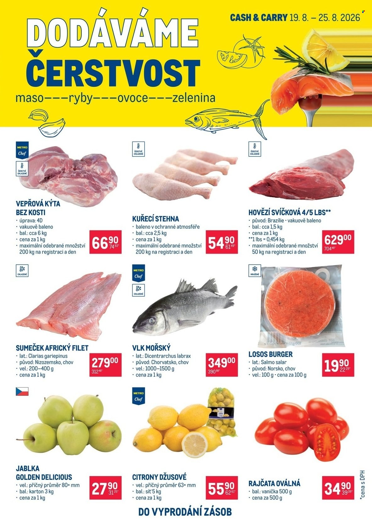Leták MAKRO - 19. 8. 2026 - 25. 8. 2026. Strana 1