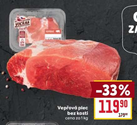 Vepřová plec bez kosti