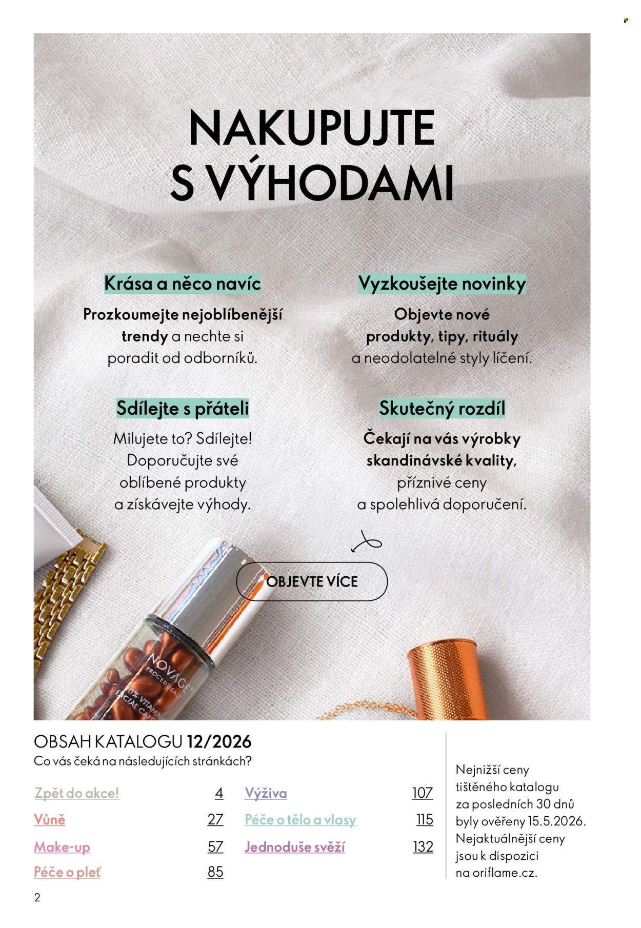 Leták ORIFLAME - 19. 8. 2026 - 8. 9. 2026. Strana 2