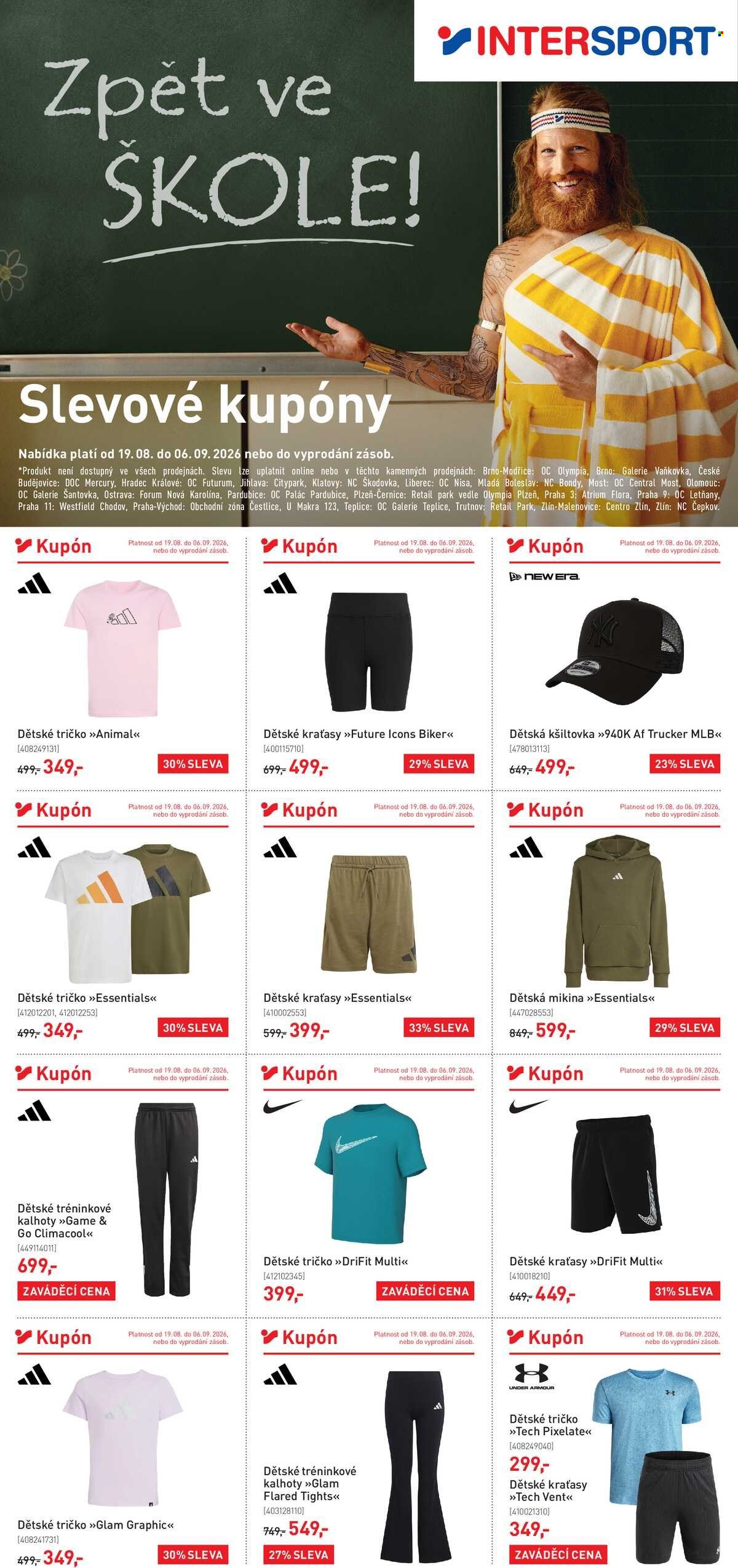 Leták INTERSPORT - 19. 8. 2026 - 6. 9. 2026. Strana 1