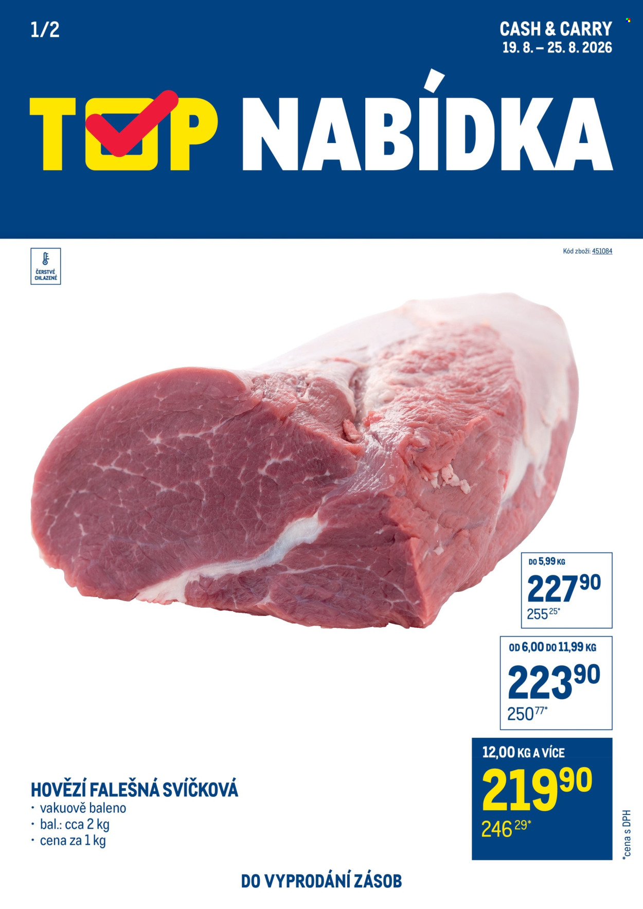 Leták MAKRO - 19. 8. 2026 - 25. 8. 2026. Strana 1