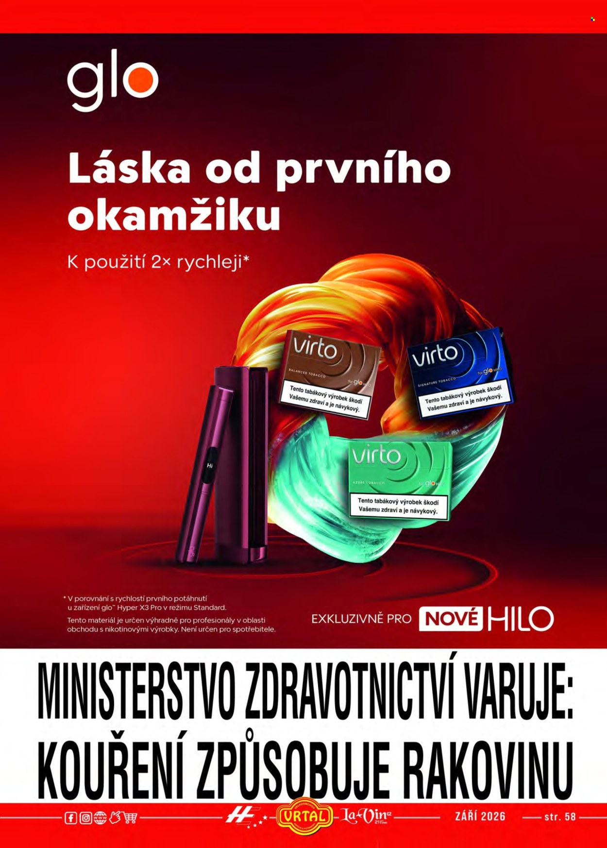 Leták Vrtal - 1. 9. 2026 - 30. 9. 2026. Strana 58