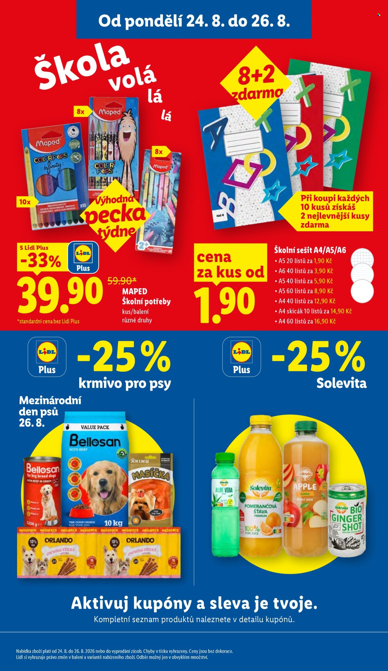 Leták Lidl - 24. 8. 2026 - 26. 8. 2026. Strana 3
