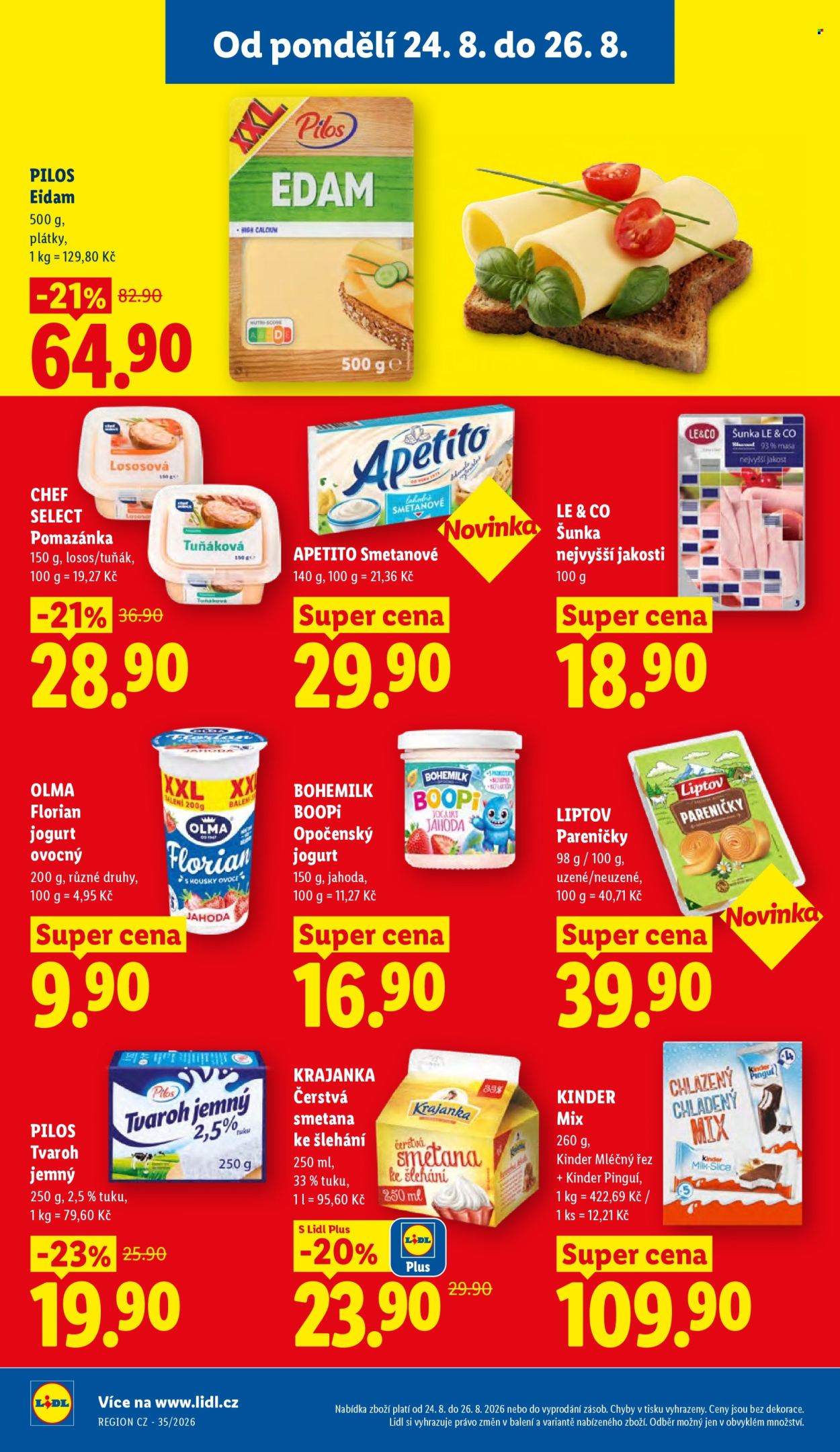 Leták Lidl - 24. 8. 2026 - 26. 8. 2026. Strana 26