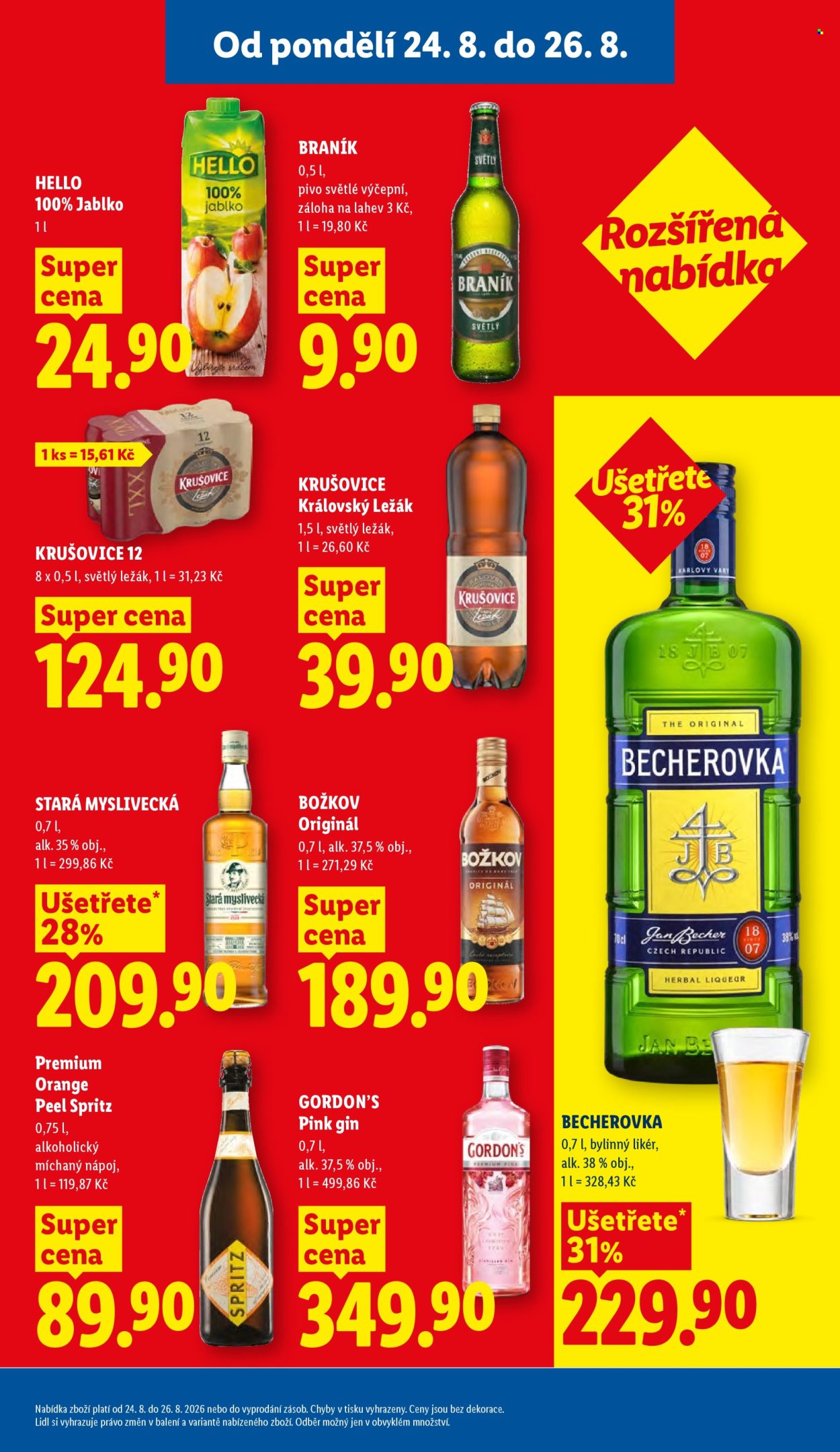 Leták Lidl - 24. 8. 2026 - 26. 8. 2026. Strana 32