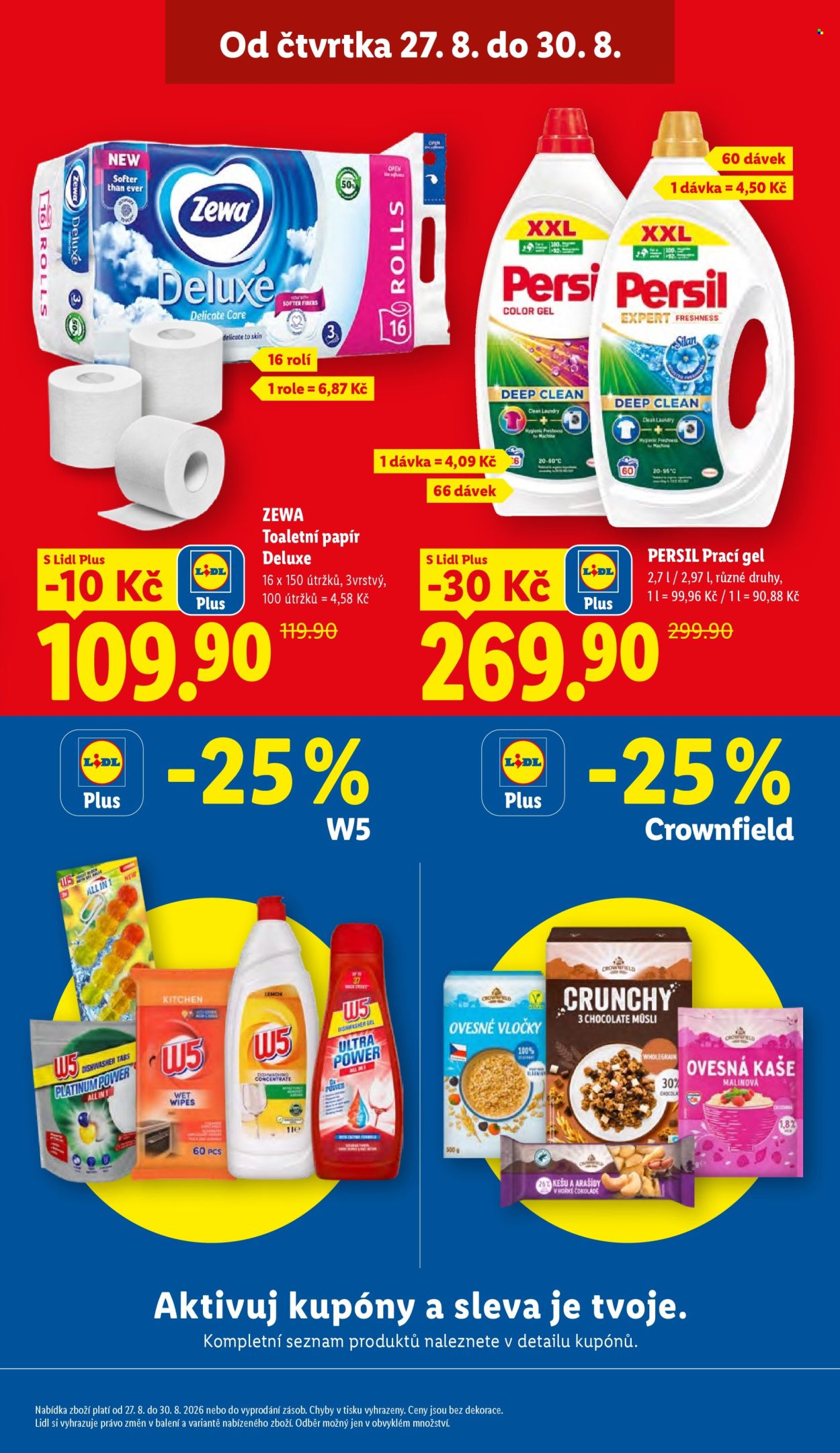 Leták Lidl - 27. 8. 2026 - 30. 8. 2026. Strana 3