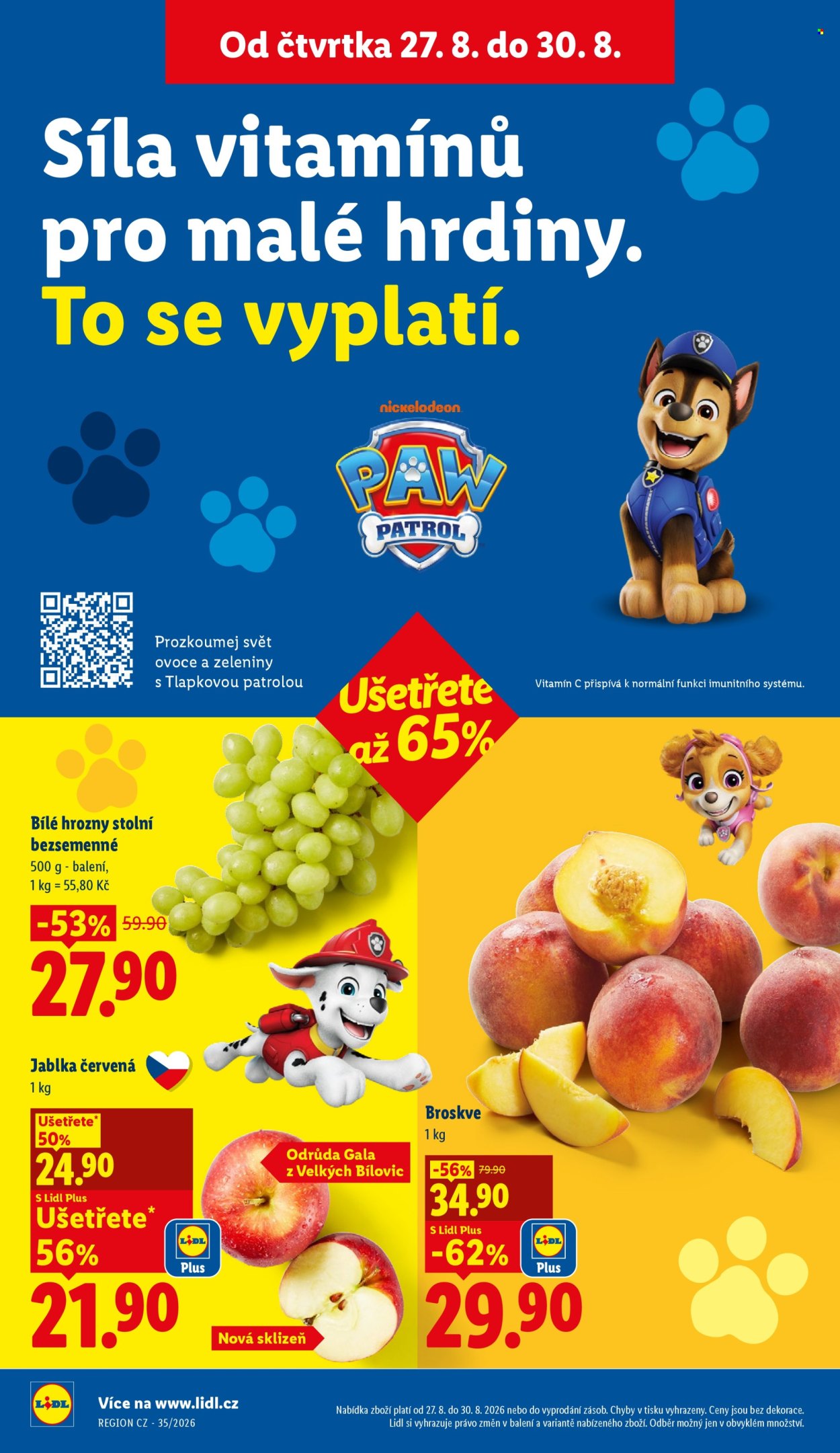 Leták Lidl - 27. 8. 2026 - 30. 8. 2026. Strana 16