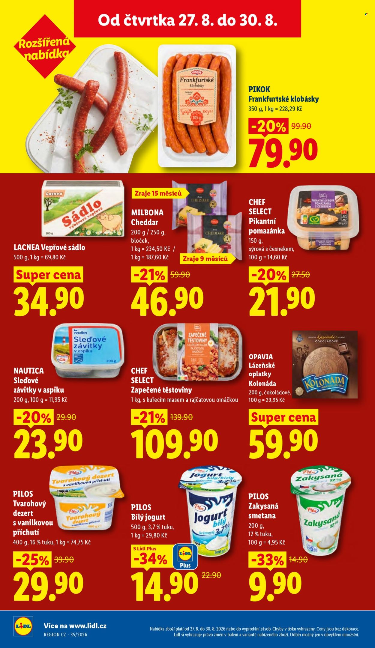 Leták Lidl - 27. 8. 2026 - 30. 8. 2026. Strana 28
