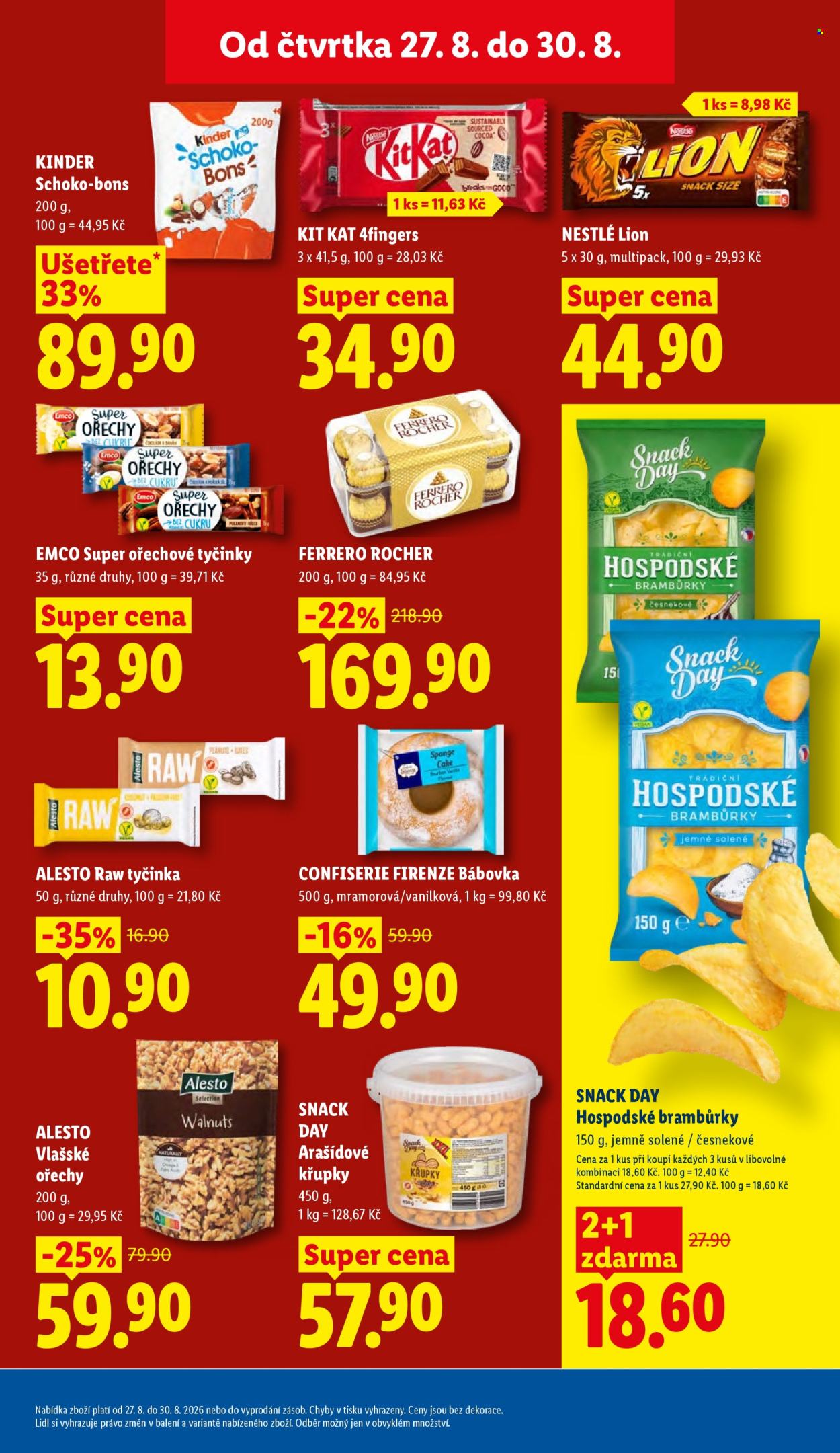 Leták Lidl - 27. 8. 2026 - 30. 8. 2026. Strana 31