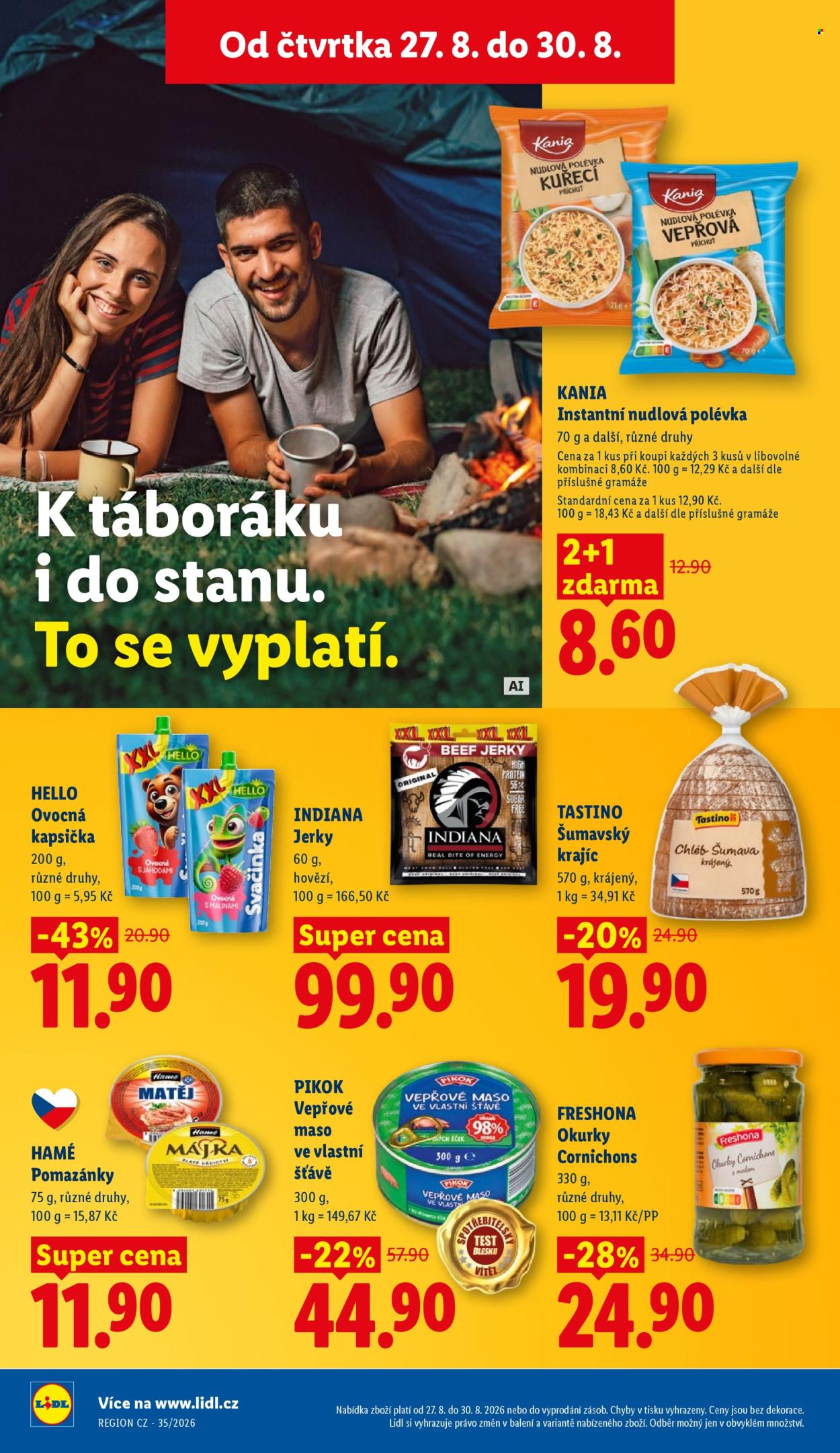 Leták Lidl - 27. 8. 2026 - 30. 8. 2026. Strana 36